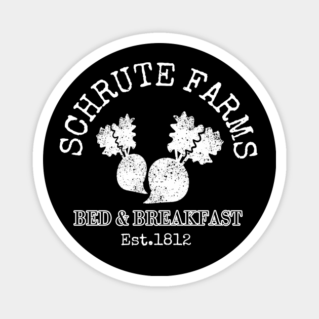 Schrute Farms, Bed And Breakfast, The Office, Fall Holl Gift, Funny Dwight, Michael Scott, Dwight Schrute, Beet Farm Magnet by NooHringShop